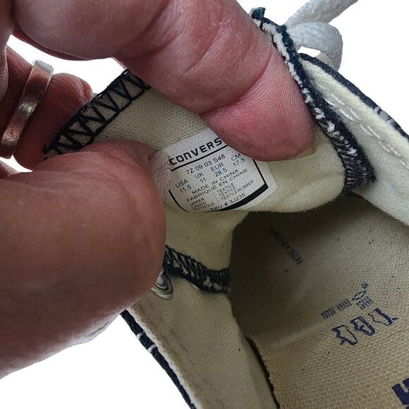 Converse Chuck Taylor All Star Low Top Black Toddler Kids Size 11.5 - Picture 11 of 11